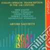 Arturo Sacchetti - Organ History: Italian Operating Transcriptions cd