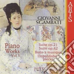 Giovanni Sgambati - Piano Works Vol.3 cd