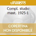 Compl. studio mast. 1925-1 cd musicale di Louis Armstrong