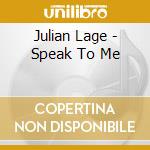 Julian Lage - Speak To Me cd musicale