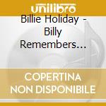 Billie Holiday - Billy Remembers Billie cd