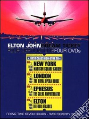 (Music Dvd) Elton John - Dream Ticket (4 Dvd) cd musicale