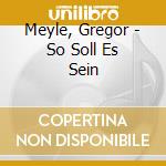 Meyle, Gregor - So Soll Es Sein cd musicale di Meyle, Gregor