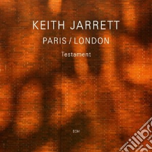 Keith Jarrett - Testament - Paris/London (3 Cd) cd musicale di Keith Jarrett