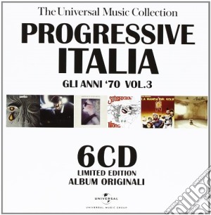 Progressive Italia 3 Box 6cd cd musicale di ARTISTI VARI