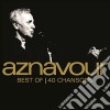 Charles Aznavour - Best Of 40 Chansons (2 Cd) cd