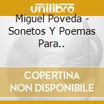 Miguel Poveda - Sonetos Y Poemas Para.. cd