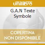 G.A.N Texte Symbole cd musicale di Universal Pictures
