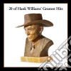 (LP Vinile) Hank Williams - 20 Greatest Hits cd