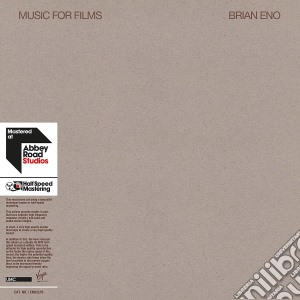 (LP Vinile) Brian Eno - Music For Films (2 Lp) lp vinile di Brian Eno