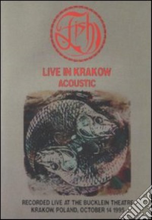 (Music Dvd) Fish - Live In Krakow Acoustic cd musicale