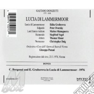 Lucia di lammermoor cd musicale di Gaetano Donizetti