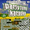 Party Tyme Karaoke: Country Hits 10 cd