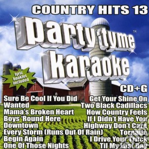Party Tyme Karaoke: Country Hits 13 cd musicale