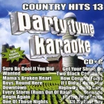 Party Tyme Karaoke: Country Hits 13 cd