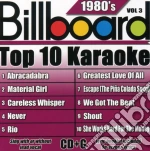 Billboard Top 10 Karaoke: 1980's Vol. 3 / Various cd
