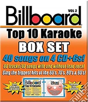 (Music Dvd) Billboard Top 10 Karaoke Box Set Vol.2 / Various (4 Cd) cd musicale