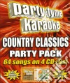 Party Tyme Karaoke: Country Classics Party Pack / Various (4 Cd) cd