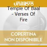 Temple Of Baal - Verses Of Fire cd