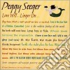 Peggy Seeger - Love Will... Linger On... cd