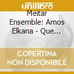 Meitar Ensemble: Amos Elkana - Que Sais-Je? cd