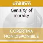 Geniality of morality cd musicale di Guest Moses