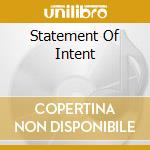 Statement Of Intent cd