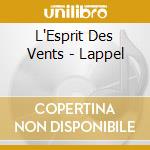L'Esprit Des Vents - Lappel cd