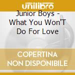 Junior Boys - What You Won'T Do For Love cd musicale di Junior Boys