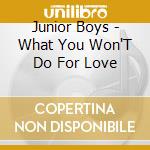Junior Boys - What You Won'T Do For Love cd