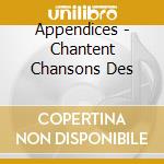 Appendices - Chantent Chansons Des cd