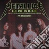 (LP Vinile) Metallica - To Live Is To Die: Live in Indianapolis 1 (2 Lp) cd