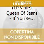 (LP Vinile) Queen Of Jeans - If You'Re Not Afraid I'M Not Afraid (Beige W/ Navy Blue Splatter Vinyl) lp vinile