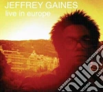 Jeffrey Gaines - Live In Europe cd