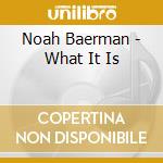 Noah Baerman - What It Is cd musicale di Noah Baerman