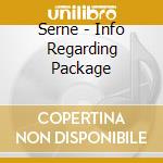 Serne - Info Regarding Package cd