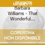 Barbara Williams - That Wonderful Night, The Story Of Jesus Christ, The Messiah cd