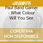 Paul Band Garner - What Colour Will You See cd