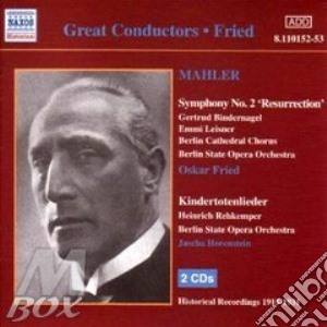 Gustav Mahler - Symphony No.2 Resurrection, Kindertotenlieder (2 Cd) cd musicale di Gustav Mahler
