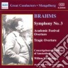 Johannes Brahms - Symphony No.3, Tragic Overture, Symphony No.1 (terzo Movimento) , Academic Festival Overture cd