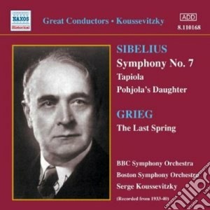 Serge Koussevitzky: Conducts Sibelius, Grieg cd musicale di Jean Sibelius