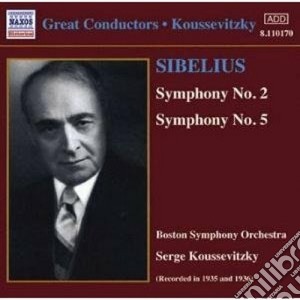 Jean Sibelius - Symphony No.2 Op.43 E N.5 Op.82 cd musicale di Jean Sibelius