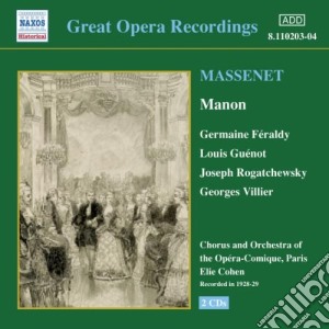 Jules Massenet - Manon (2 Cd) cd musicale di Jules Massenet