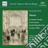 Jules Massenet - Manon (2 Cd) cd