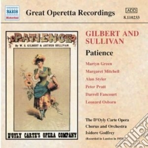 Gilbert & Sullivan - Patience cd musicale di Gilbert & sullivan