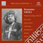 Beniamino Gigli - Gigli Edition Vol.1: Registrazioni A Milano 1918-1919 cd