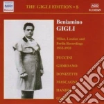 Beniamino Gigli - Gigli Edition Vol.8: Milano, Londra E Berlino 1933-1935 cd