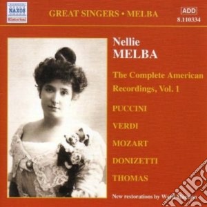 Nellie Melba: The Complete American Recordings Vol.1 (1907) cd musicale di Nellie Melba