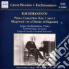 Sergej Rachmaninov - Concerto X Pf N.1 Op.1, N.4 Op.40, Rapsodia Su Un Tema Di Paganini Op.43 cd