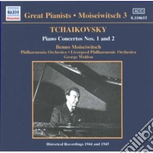 Pyotr Ilyich Tchaikovsky - Piano Concertos N.1 Op.23, N.2 Op.44, Chanson Triste Op.40-2 -  cd musicale di Ciaikovski pyotr il'
